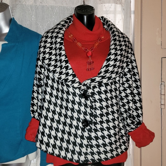 Toska houndstooth coat - Picture 1 of 5
